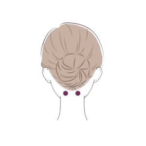 ストレートネック改善のツボ　天柱