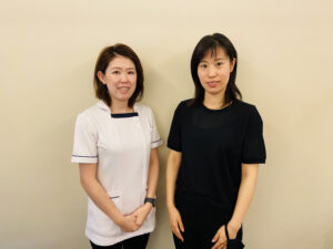 HBL広島整体院＆美容鍼　生理痛改善　スタッフとお客様