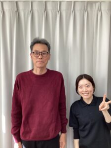 徐々に回復し長い時間座れるようになった！