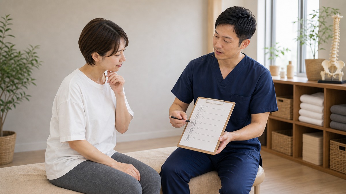 僧帽筋中部:僧帽筋中部で注意したい症状とまとめの解説イメージ