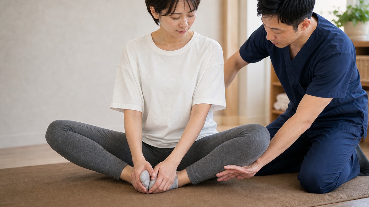 足の指がつる:足の指のつりが起こる背景と関連する部位の解説イメージ