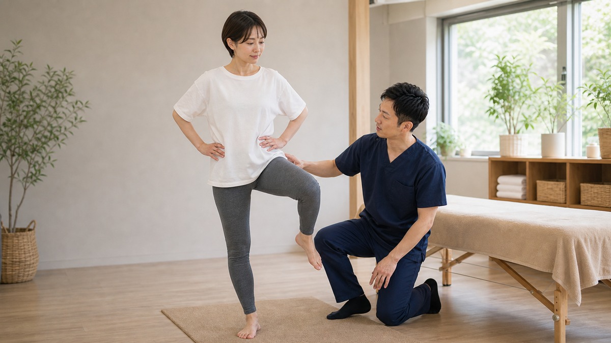 腹の筋肉:腹の筋肉を確認するときのポイントの解説イメージ