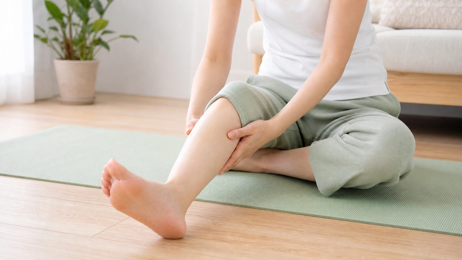 すねの筋肉の盛り上がりをどう見るか