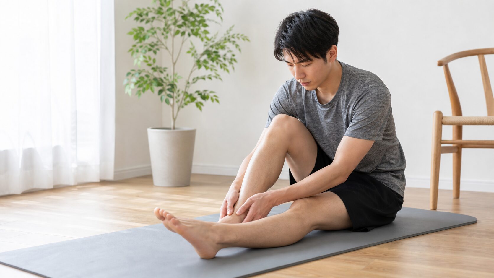 前面ストレッチを行う前の注意点
