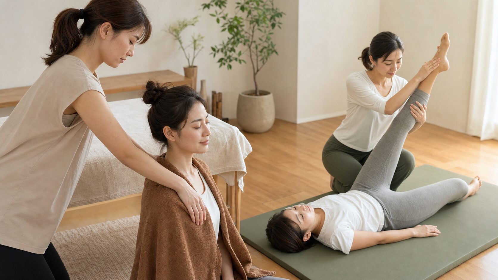刺激の入り方で考えるストレッチとマッサージ