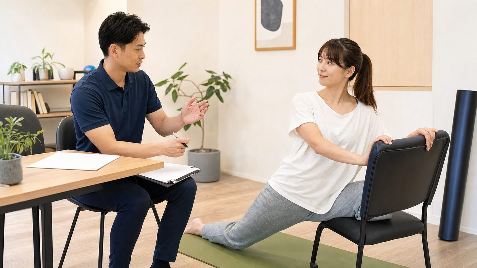 デスクワークで崩れやすい姿勢を見直す