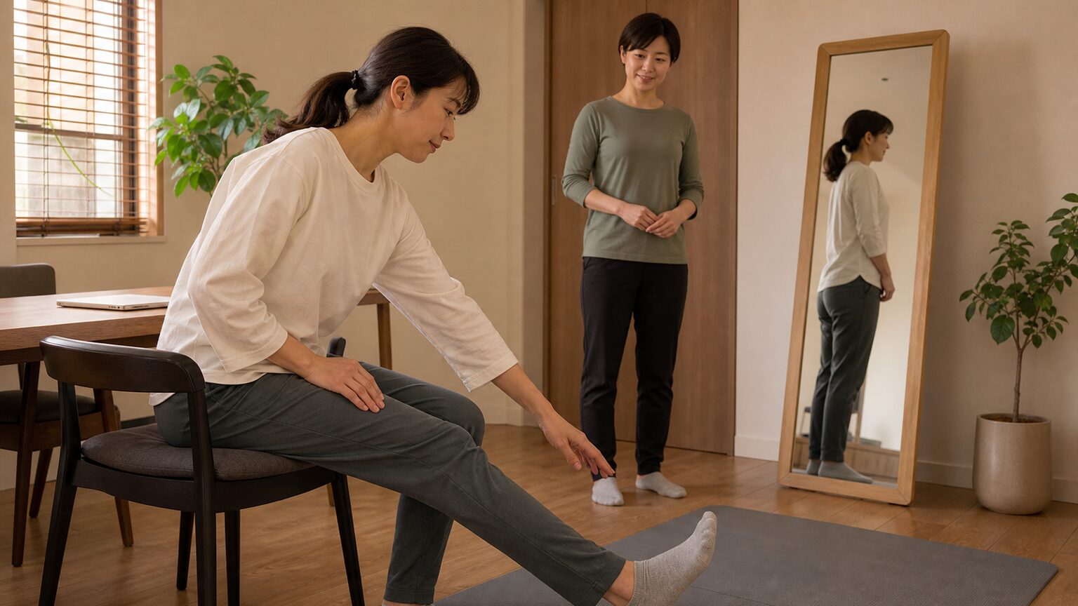 ストレッチで姿勢を支えるための現実的な期待値