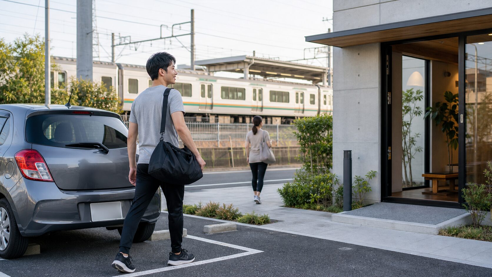 車や電車で通う人の続け方