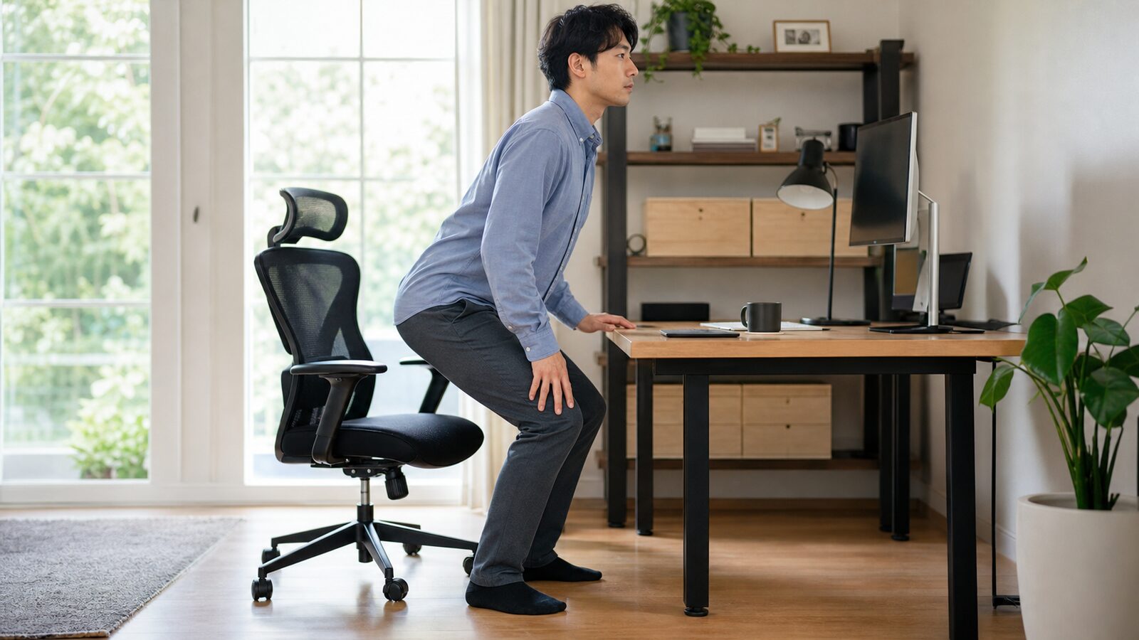 お尻を使いやすくする軽い運動