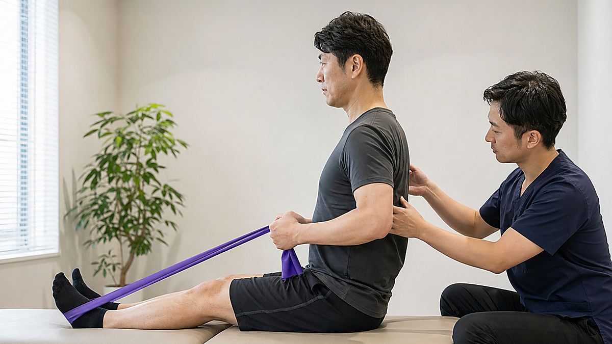 ストレッチと組み合わせて動きやすくする