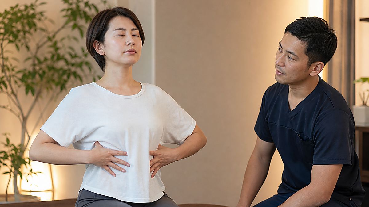 収縮を助けるストレッチと習慣