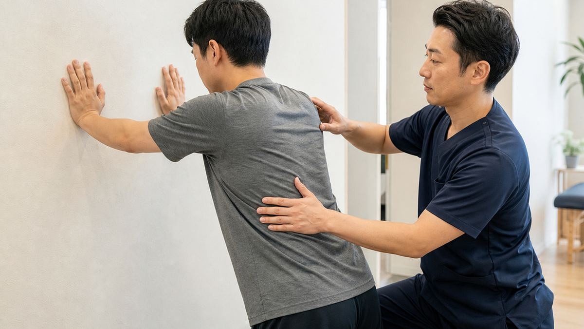 押す力を支えるストレッチとセルフチェック