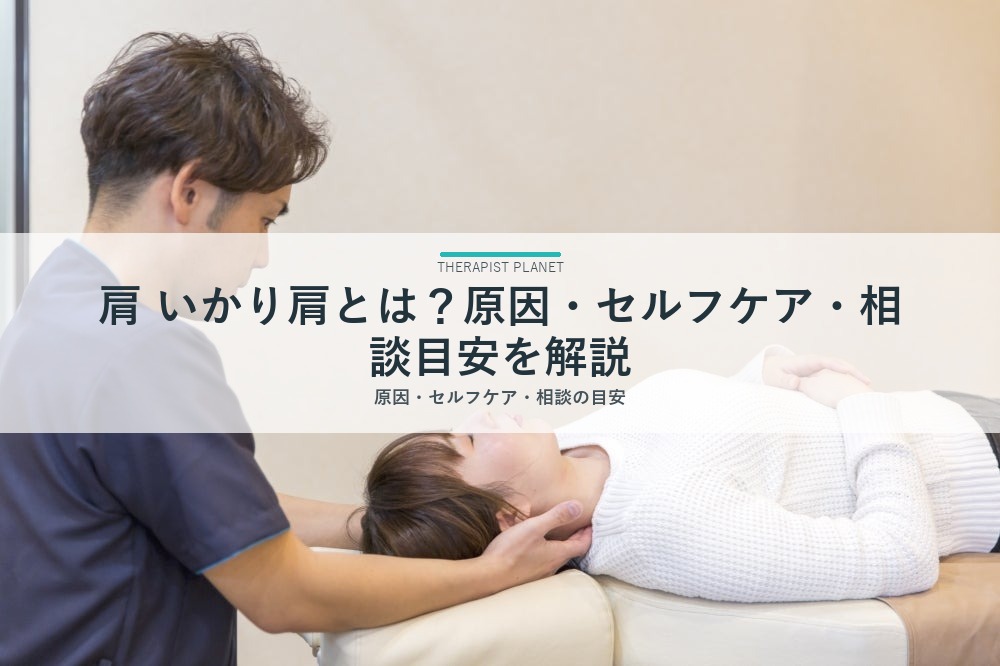 肩 いかり肩とは？原因・セルフケア・相談目安を解説