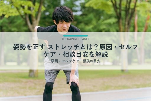 姿勢を正す ストレッチとは？原因・セルフケア・相談目安を解説