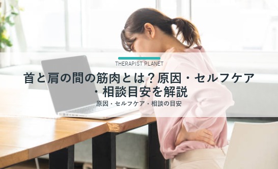 首と肩の間の筋肉とは？原因・セルフケア・相談目安を解説