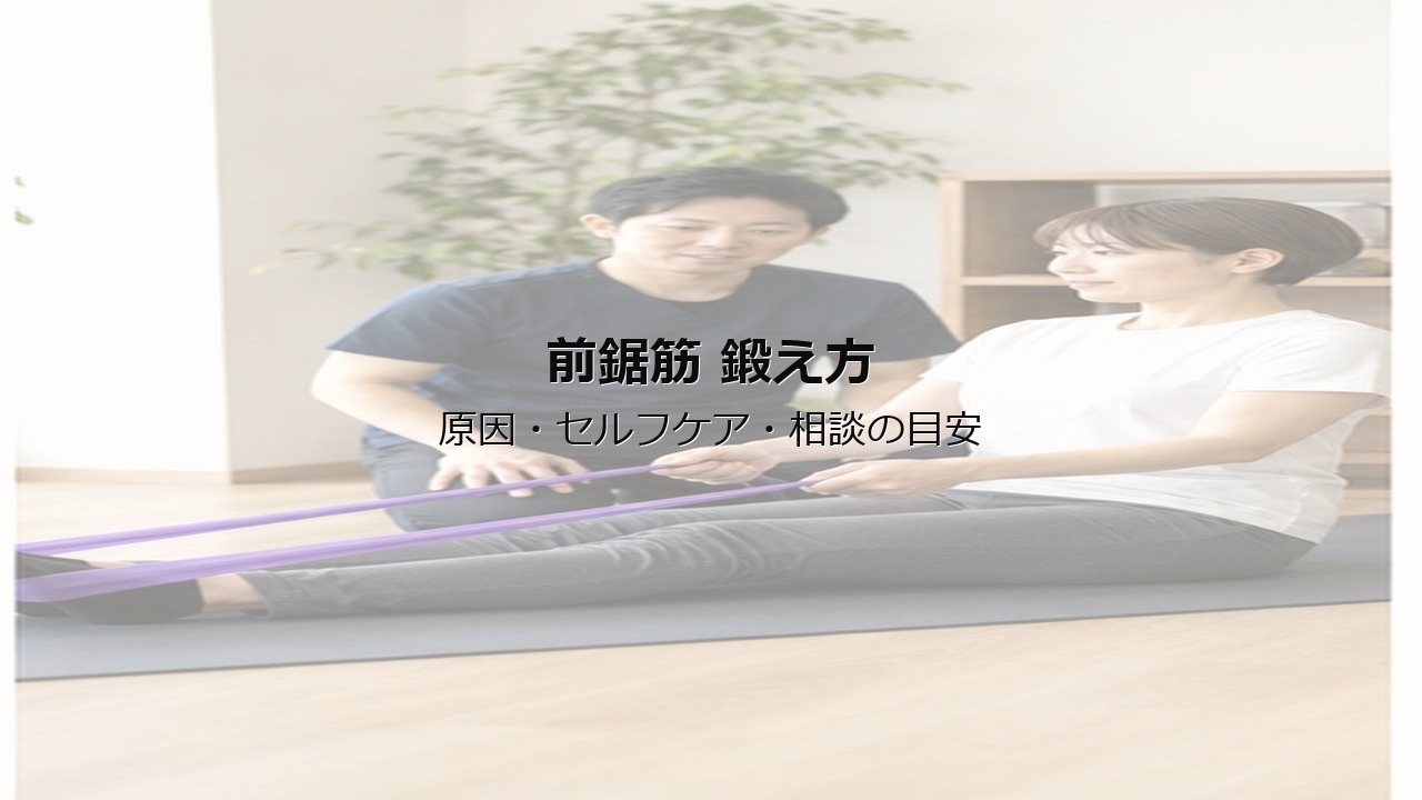 前鋸筋 鍛え方のアイキャッチ画像