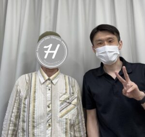 痺れが少しずつ改善して歩きやすくなった。