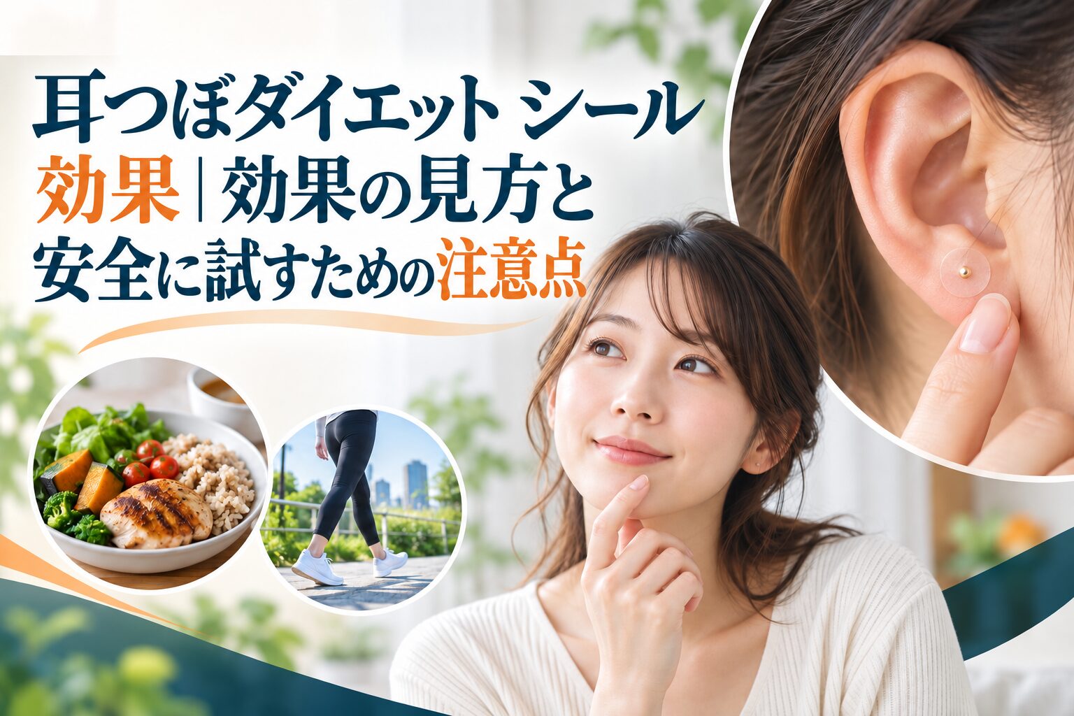耳つぼダイエット シール 効果｜効果の見方と安全に試すための注意点