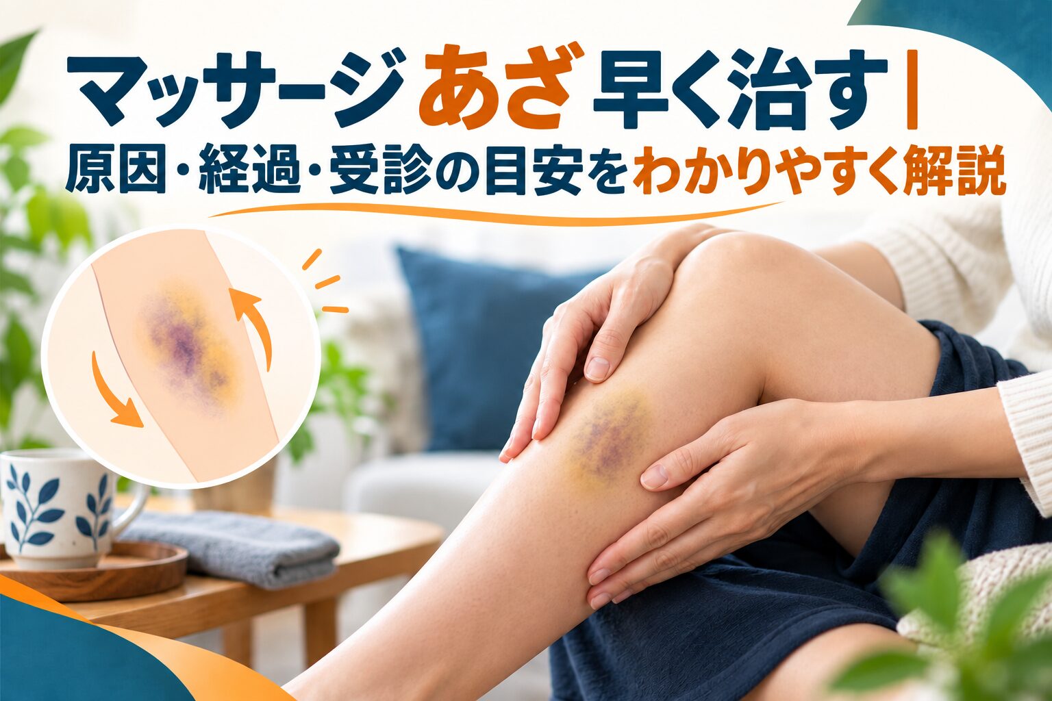 マッサージ あざ 早く治す｜原因・経過・受診の目安をわかりやすく解説
