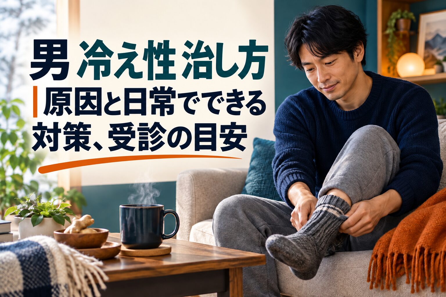 男 冷え性 治し方｜原因と日常でできる対策、受診の目安
