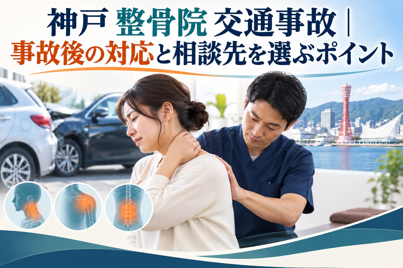 神戸 整骨院 交通事故｜事故後の対応と相談先を選ぶポイント