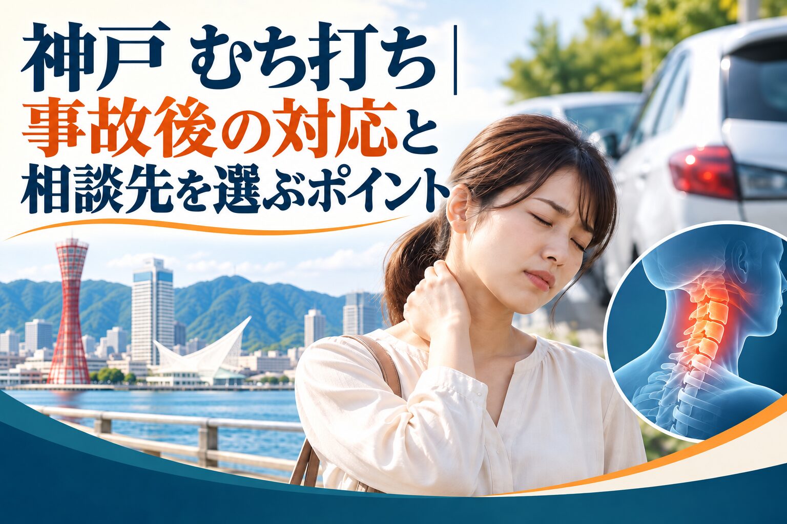 神戸 むち打ち｜事故後の対応と相談先を選ぶポイント
