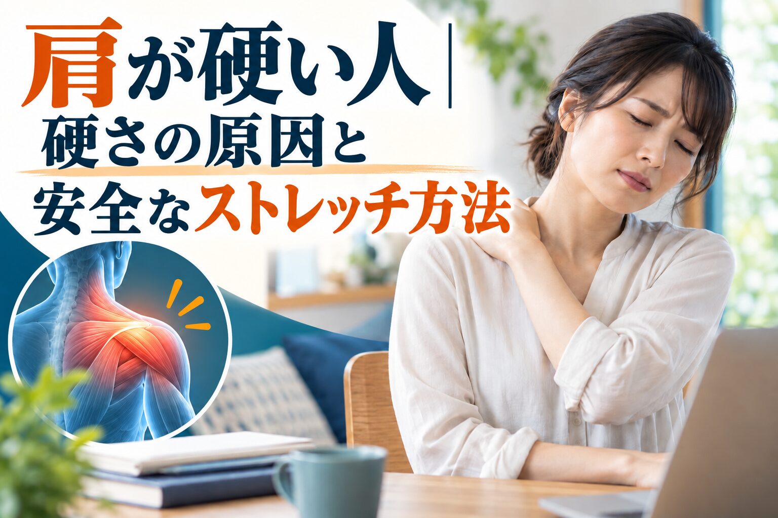 肩が硬い人｜硬さの原因と安全なストレッチ方法