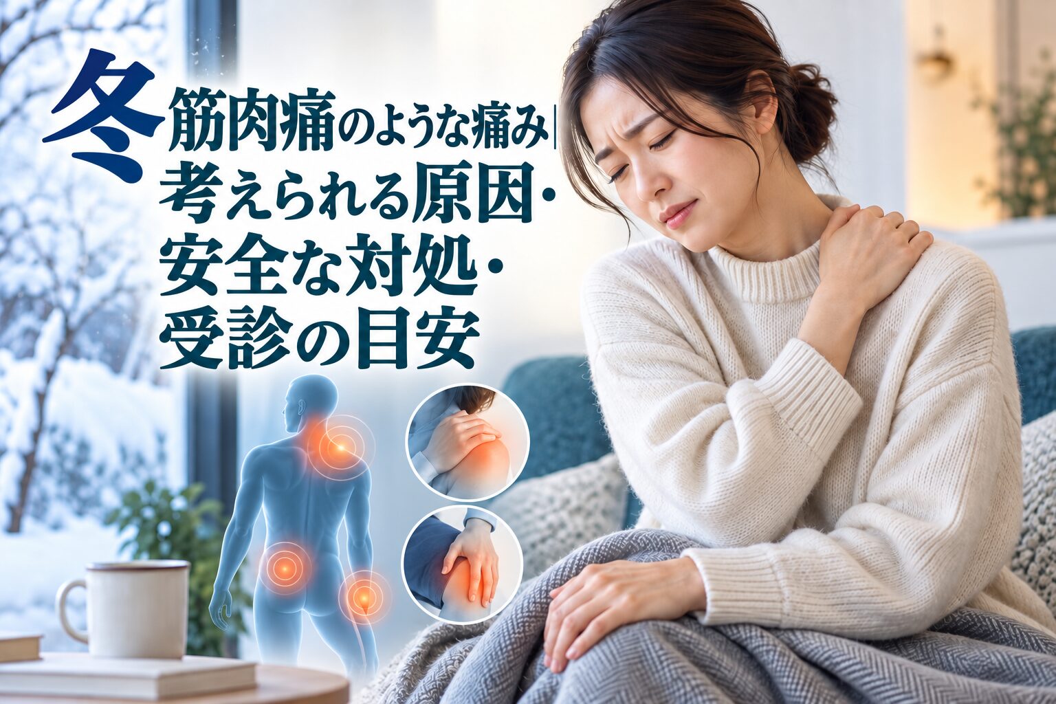 冬 筋肉痛のような痛み｜考えられる原因・安全な対処・受診の目安