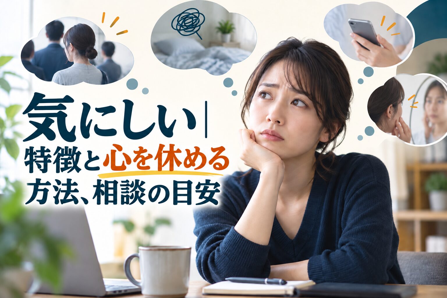 気にしい｜特徴と心を休める方法、相談の目安