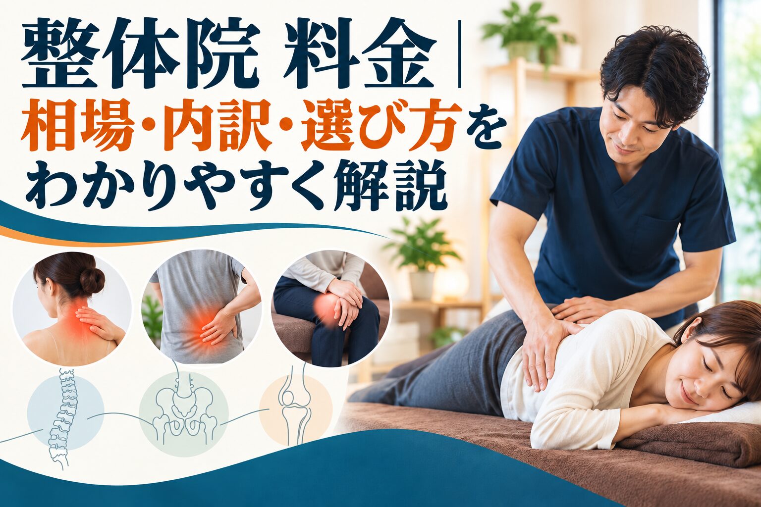 整体院 料金｜相場・内訳・選び方をわかりやすく解説