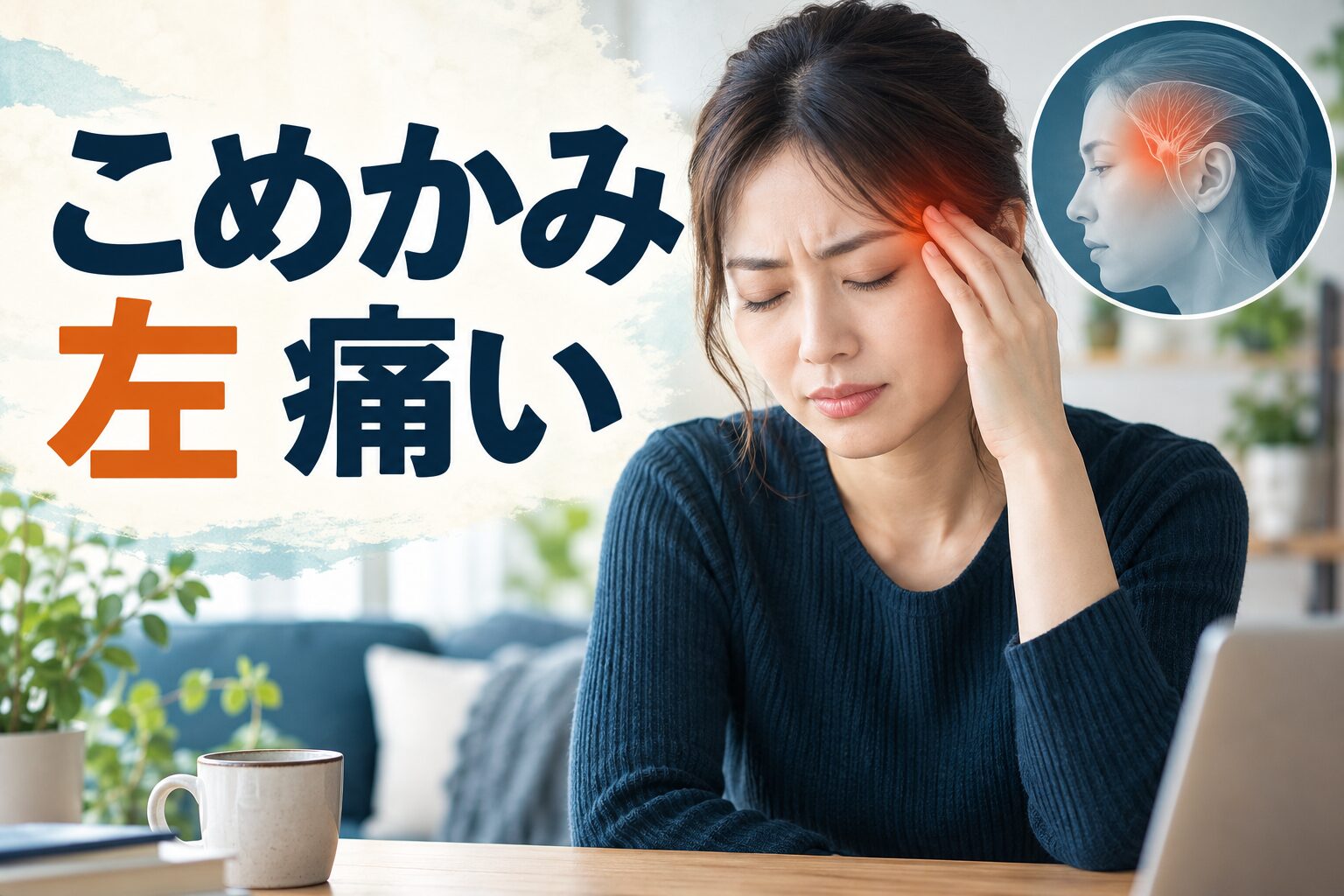 こめかみ 左 痛い｜原因の見分け方と対処、危険なサイン