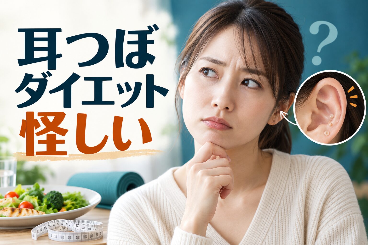 耳つぼダイエット 怪しい｜効果の見方と安全に試すための注意点