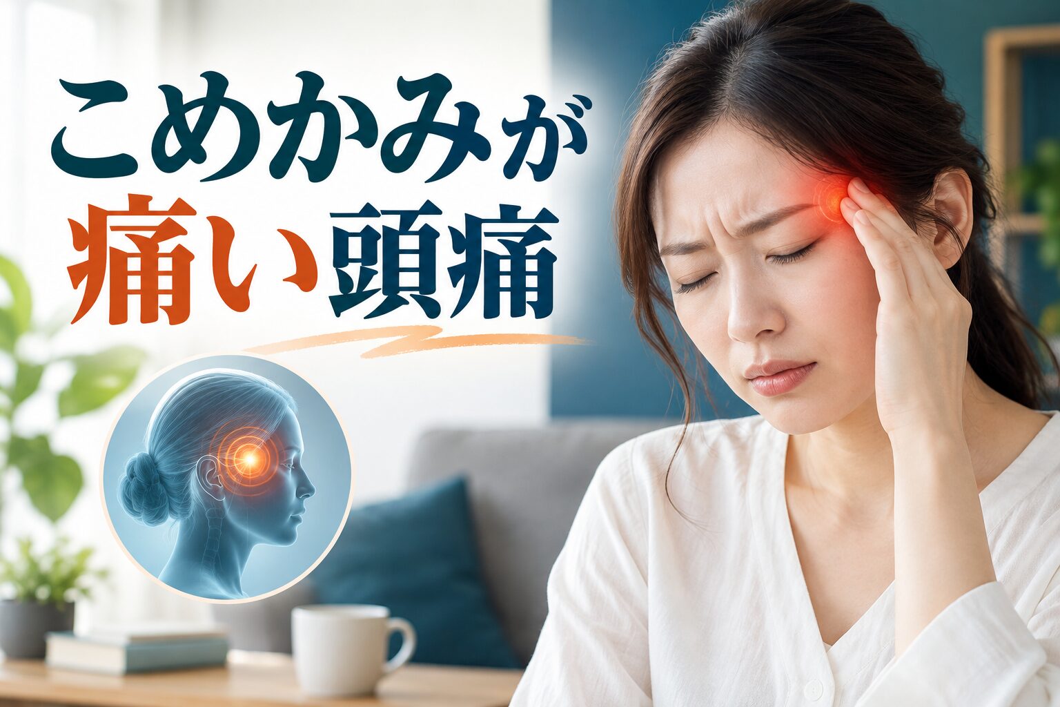 こめかみが痛い頭痛｜原因の見分け方と対処、危険なサイン