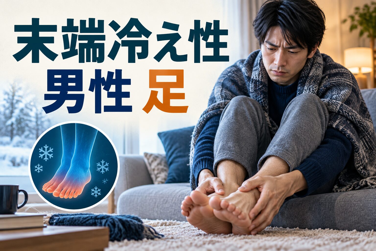 末端冷え性 男性 足｜原因と日常でできる対策、受診の目安