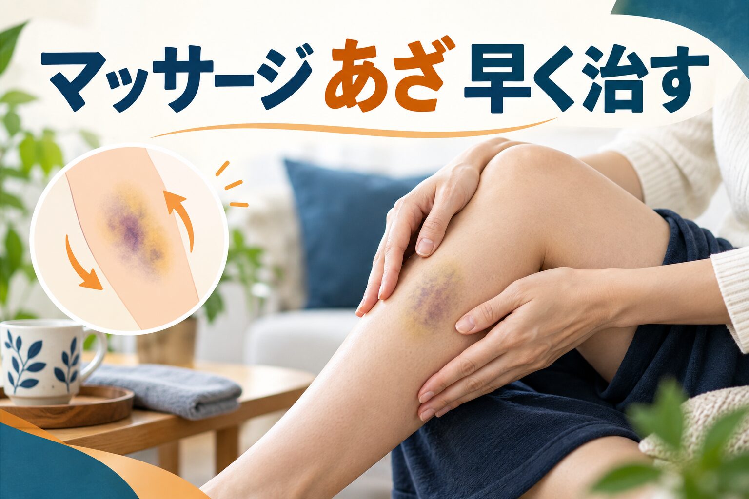 マッサージ あざ 早く治す｜原因・経過・受診の目安をわかりやすく解説