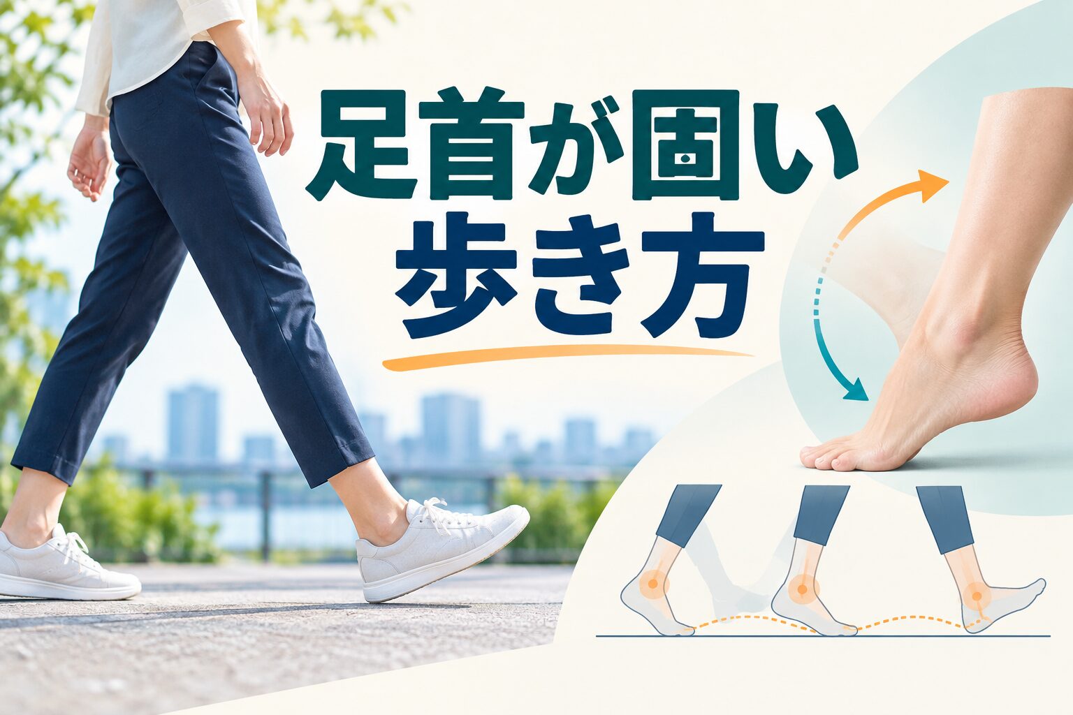 足首が固い 歩き方｜体への影響と無理のない姿勢改善