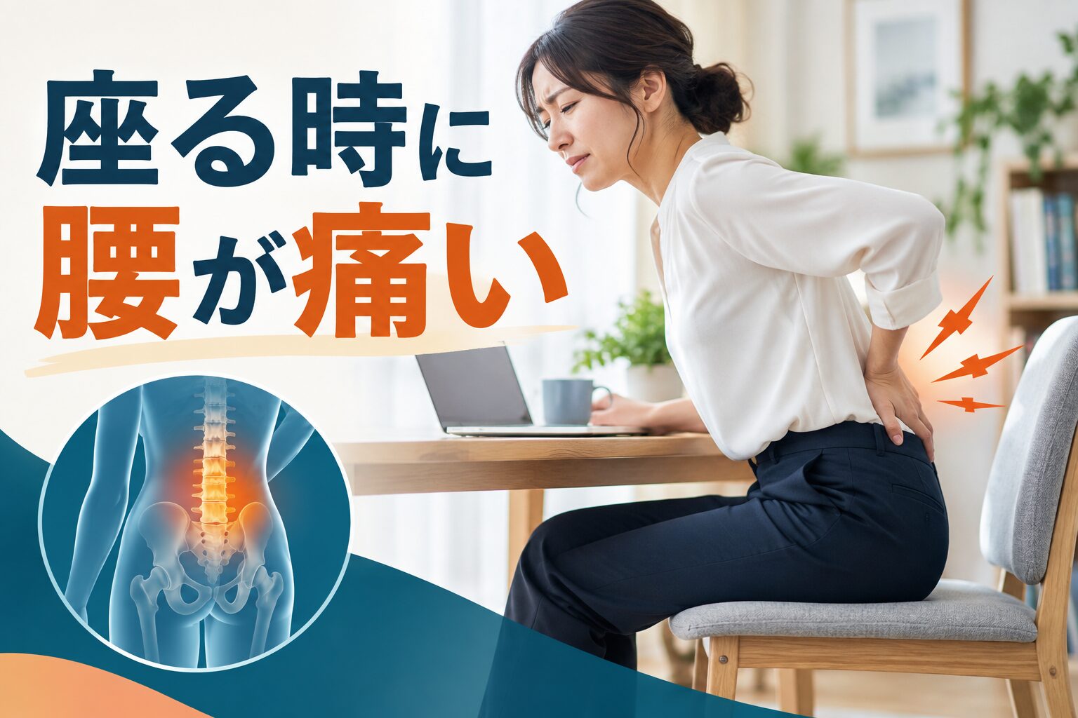座る時に腰が痛い｜考えられる原因・安全な対処・受診の目安