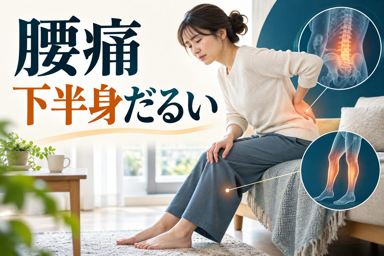 腰痛 下半身だるい｜考えられる原因・安全な対処・受診の目安