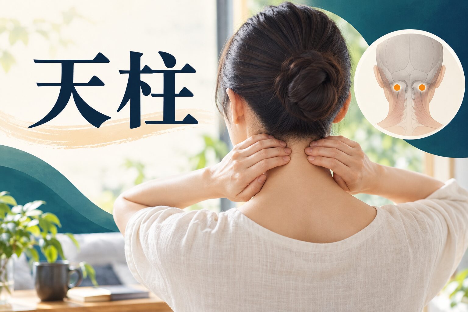 天柱｜押し方の注意と痛みがあるときの判断