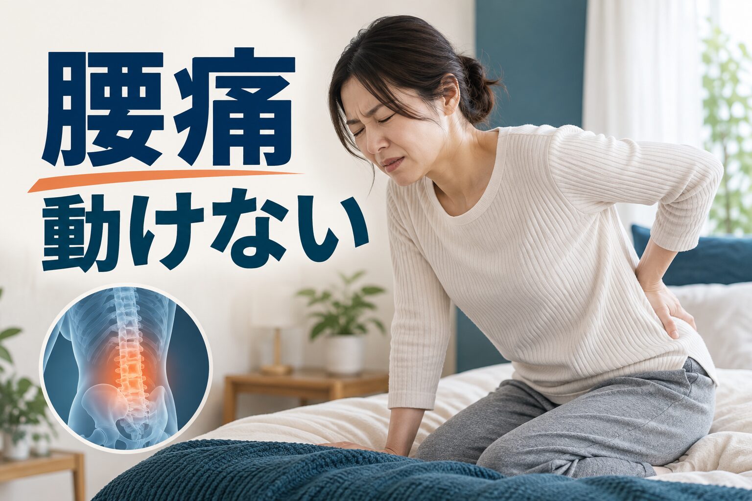 腰痛 動けない｜考えられる原因・安全な対処・受診の目安