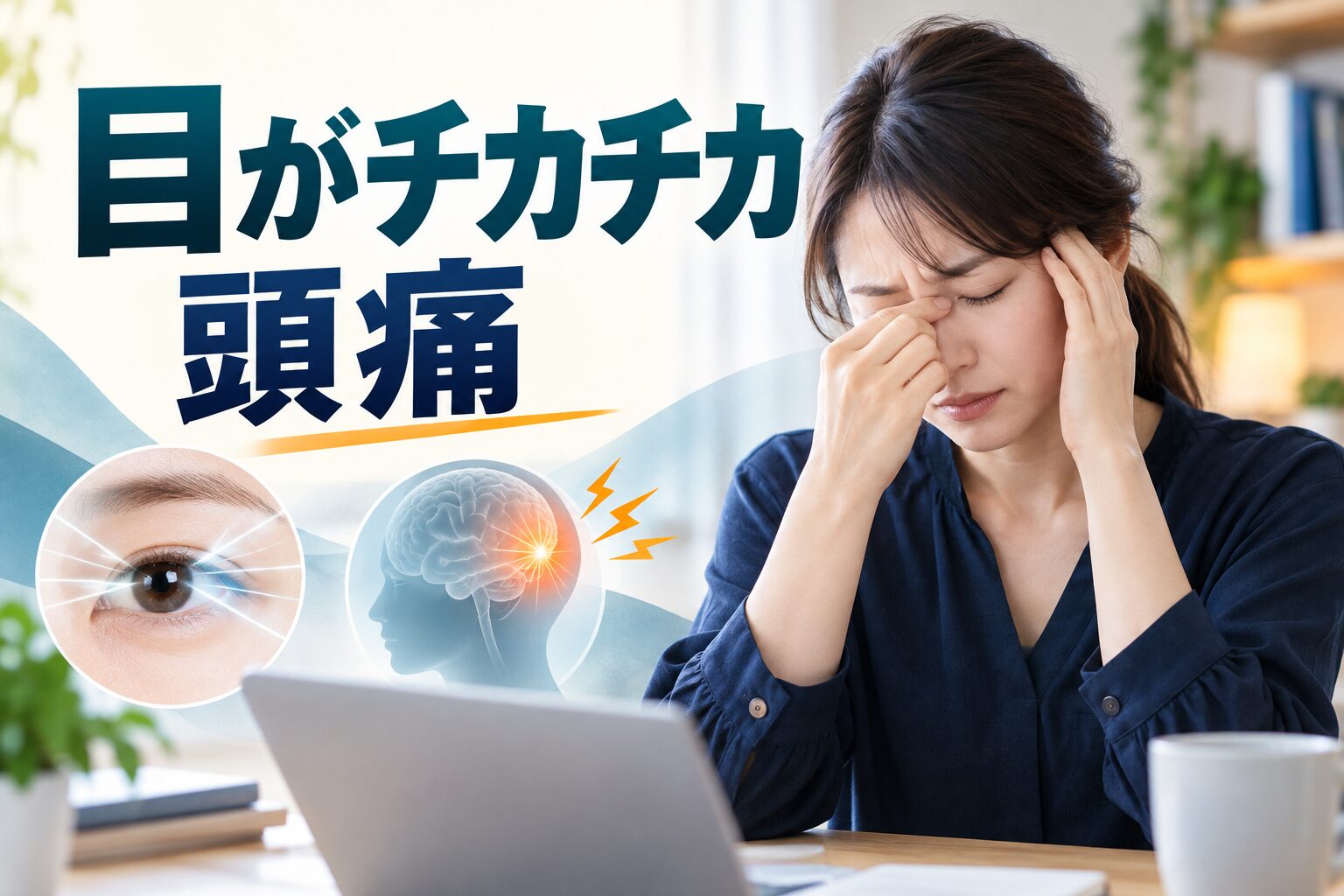 目がチカチカ 頭痛｜原因の見分け方と対処、危険なサイン