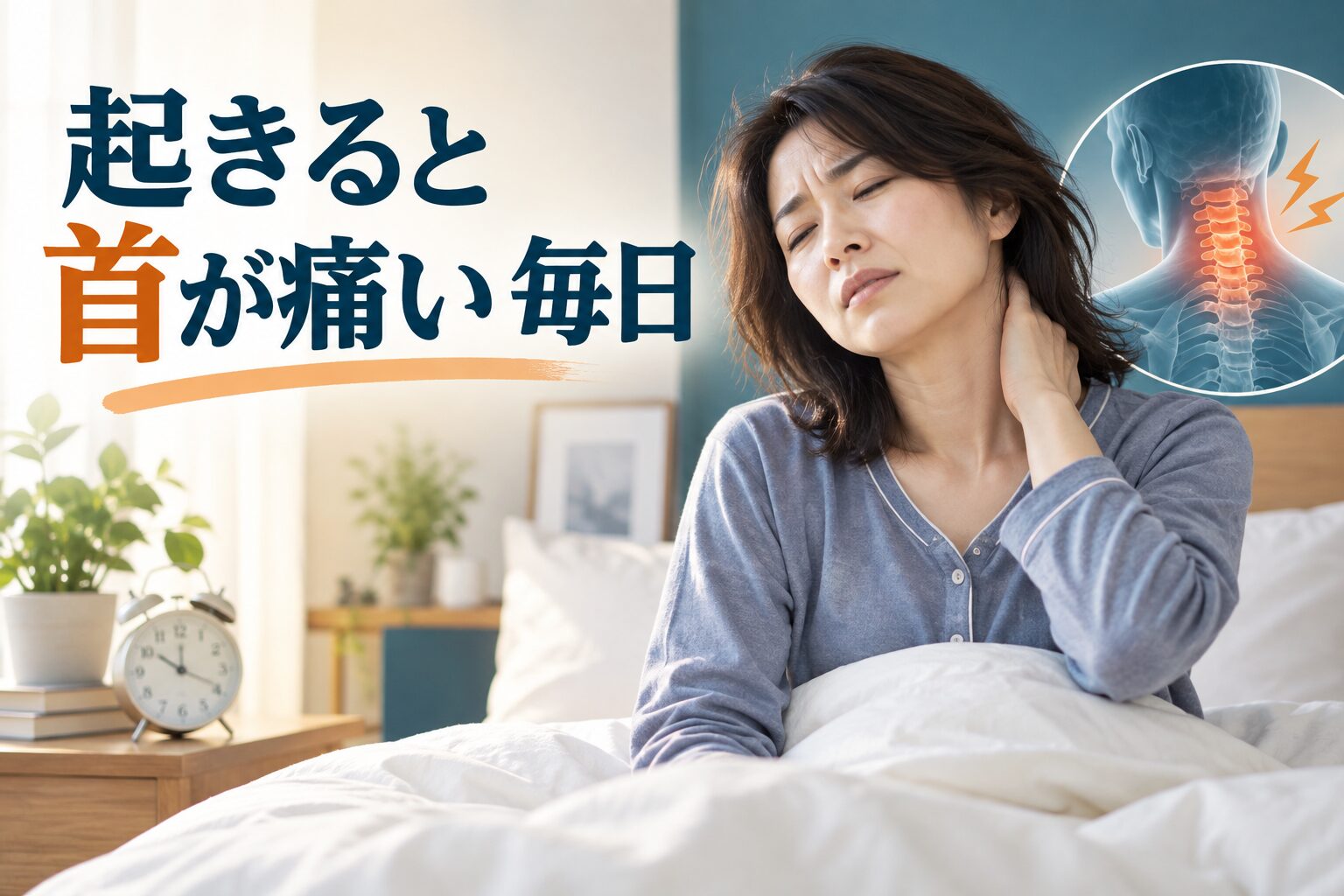 起きると首が痛い 毎日｜考えられる原因・安全な対処・受診の目安