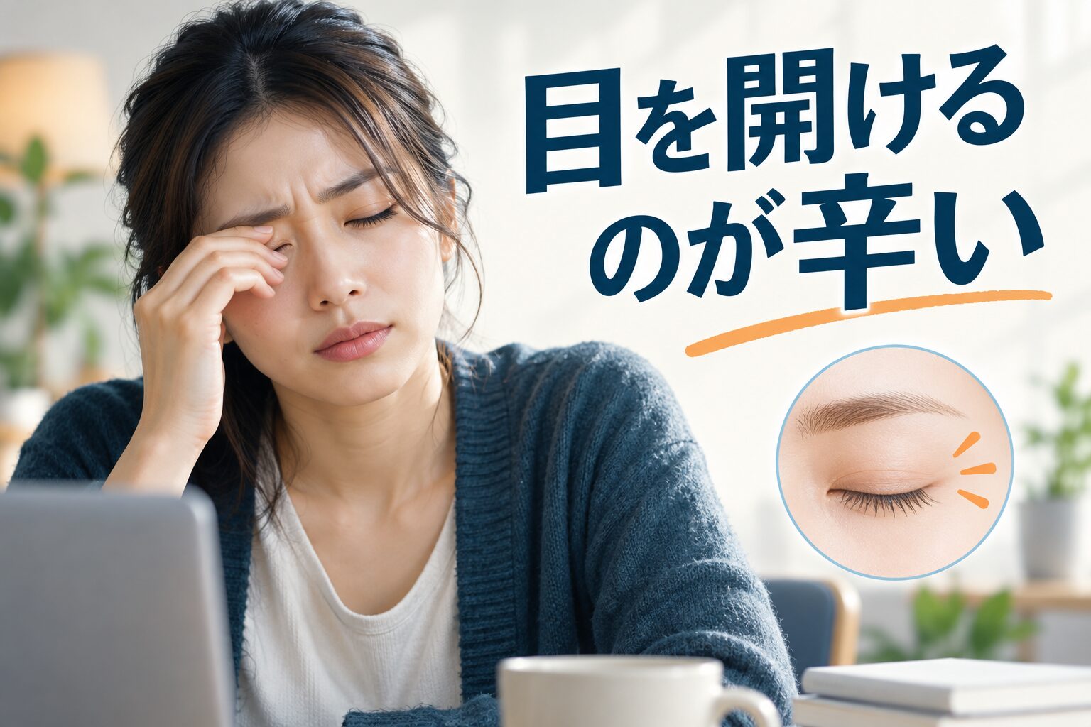 目を開けるのが辛い｜原因の見分け方と眼科へ相談する目安