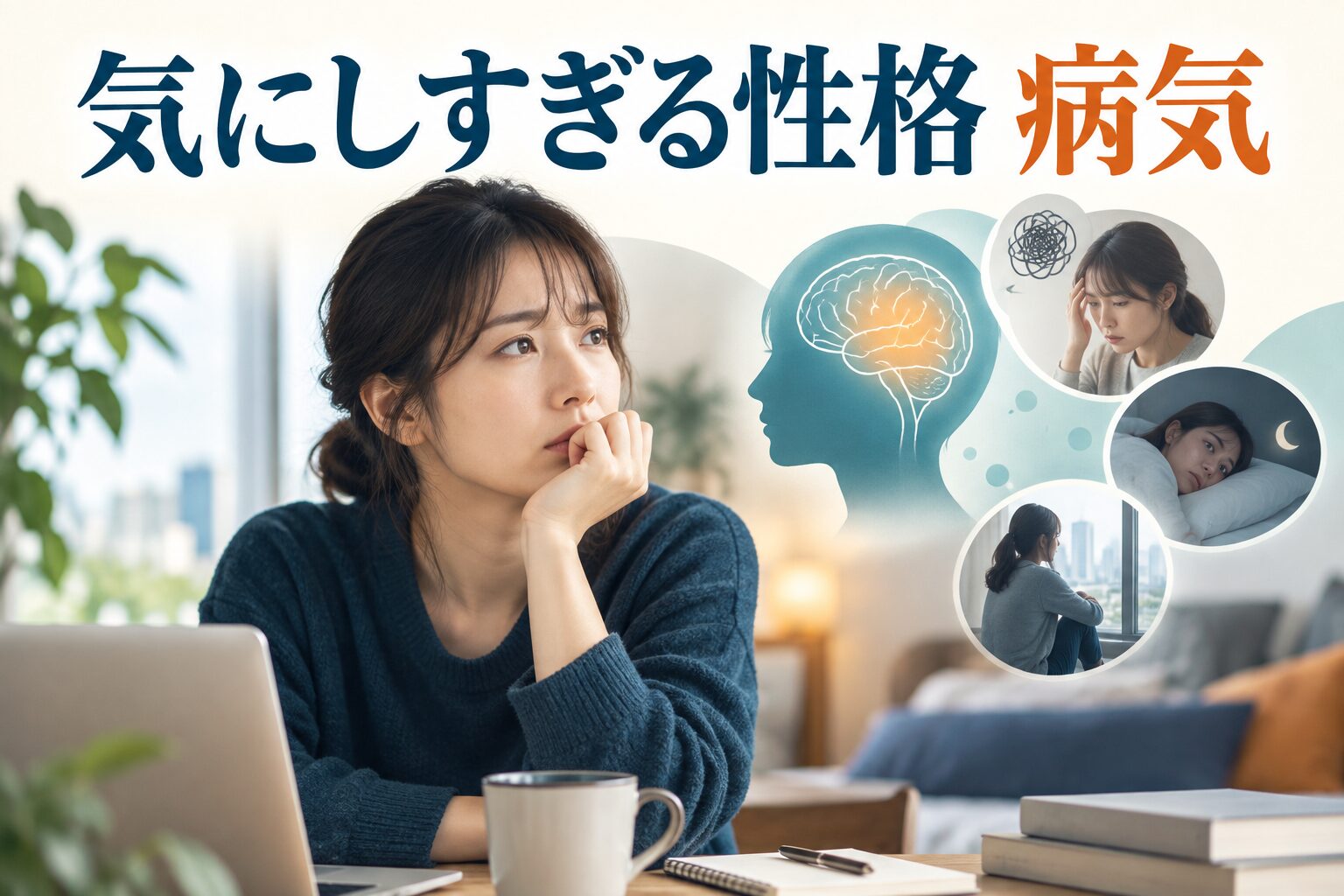 気にしすぎる性格 病気｜特徴と心を休める方法、相談の目安