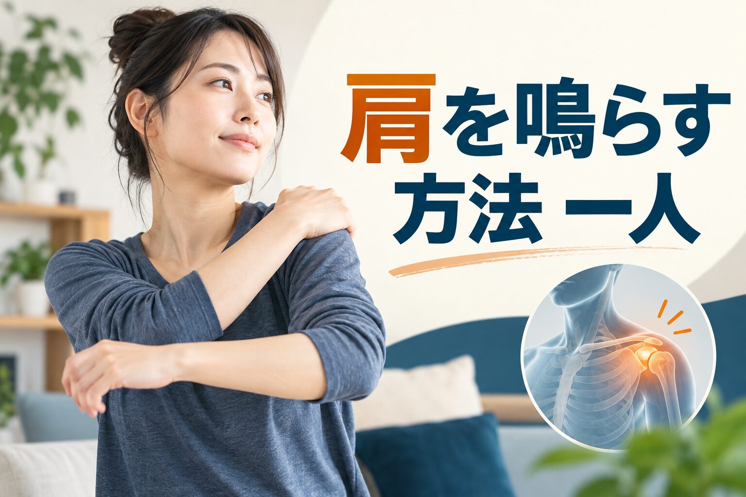 肩を鳴らす方法 一人｜自分で鳴らすリスクと安全な動かし方