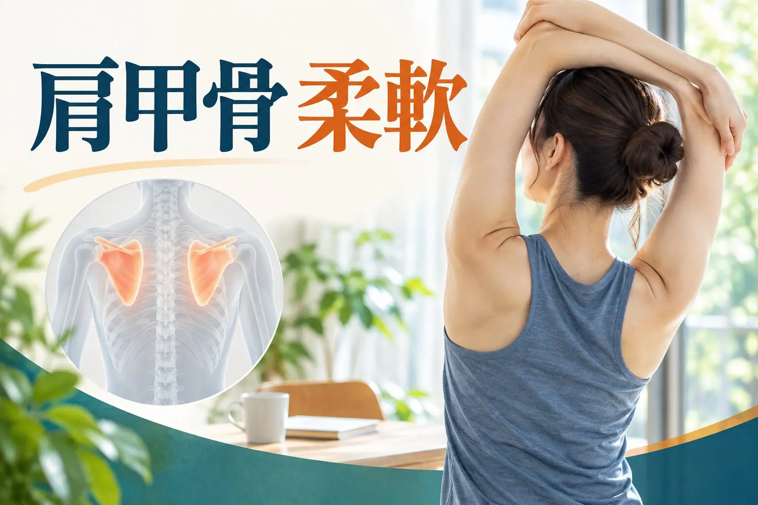 肩甲骨 柔軟｜硬さの原因と安全なストレッチ方法