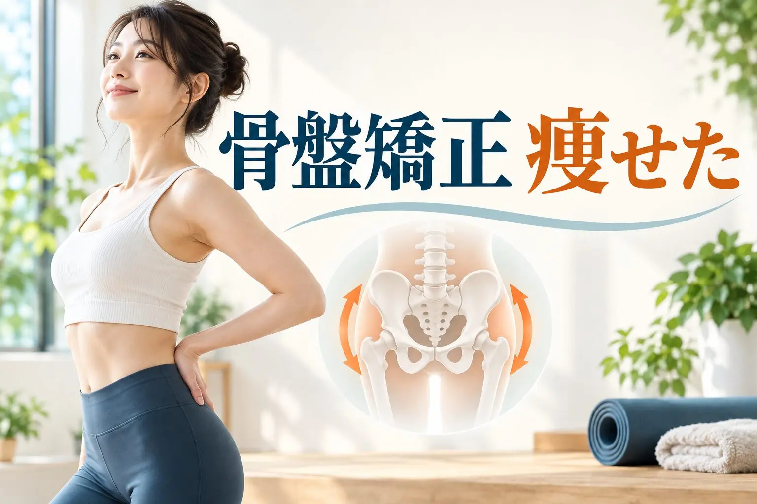 骨盤矯正 痩せた｜本当に痩せる？体験談の見方と注意点