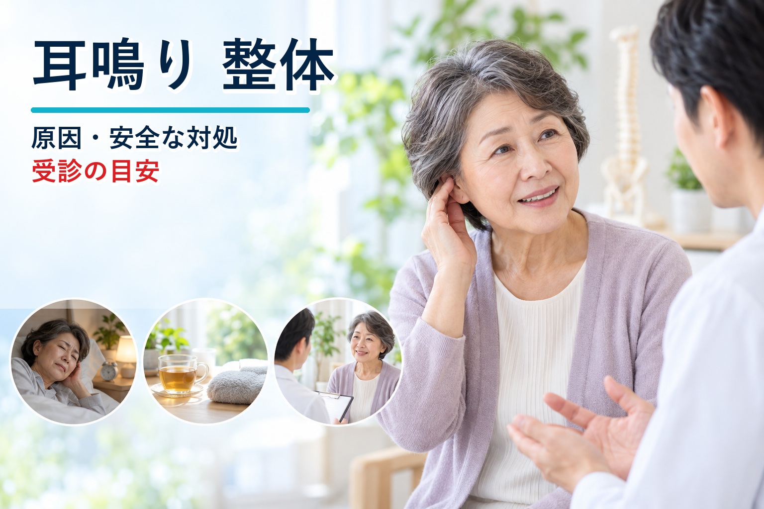 耳鳴りに整体は有効？先に確認したい原因・受診目安・施術の考え方